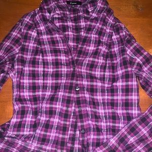 Purple and Black Flannel